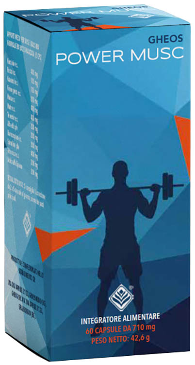 GHEOS POWER MUSC 60 CAPSULE 710 MG