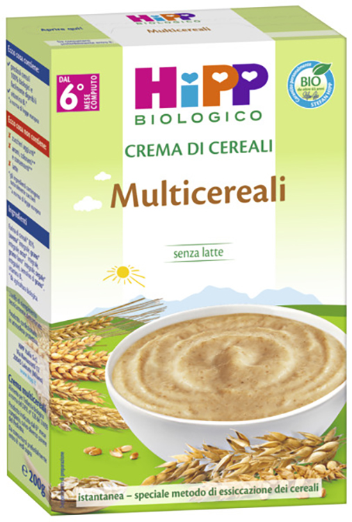 HIPP BIO CREMA CEREALI MULTICEREALI 200 G