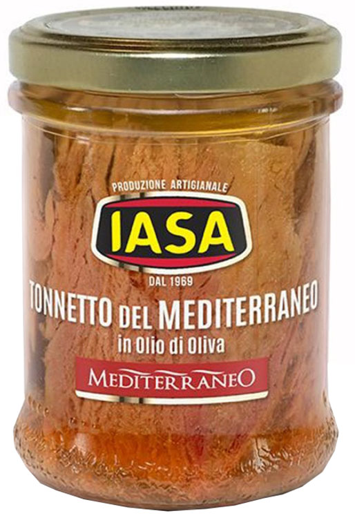IASA IL GUSTOSO TONNETTO DEL MEDITERRANEO IN OLIO EXTRA VERGINE DI OLIVA 200 G