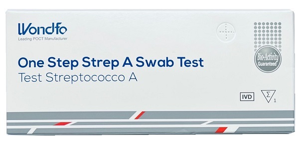 TEST ONE STEP STREP A AUTODIAGNOSTICO DETERMINAZIONE QUALITATIVA ANTIGENI STREPTOCOCCO A IN TAMPONE FARINGEO