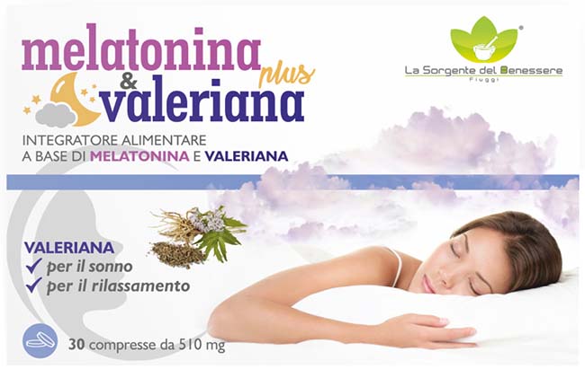 MELATONINA PLUS VALERIANA 30 COMPRESSE