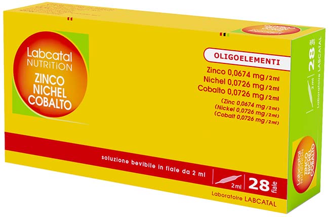 LABCATAL OLIGOSOL ZINCO/NICHEL/COBALTO 28 FIALE 2 ML