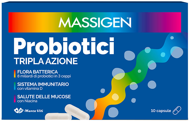 MASSIGEN PROBIOTICI 10 CAPSULE