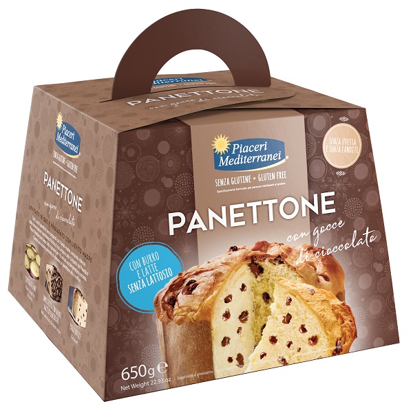 PIACERI MEDITERRANEI PANETTONE GOCCE DI CIOCCOLATO 650 G