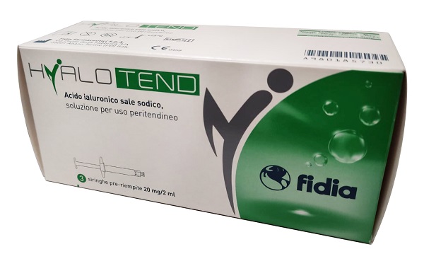 Hyalotend - Siringa Intra-Articolare con Acido Ialuronico Sale Sodico 20 mg/2 ml - 3 Siringhe