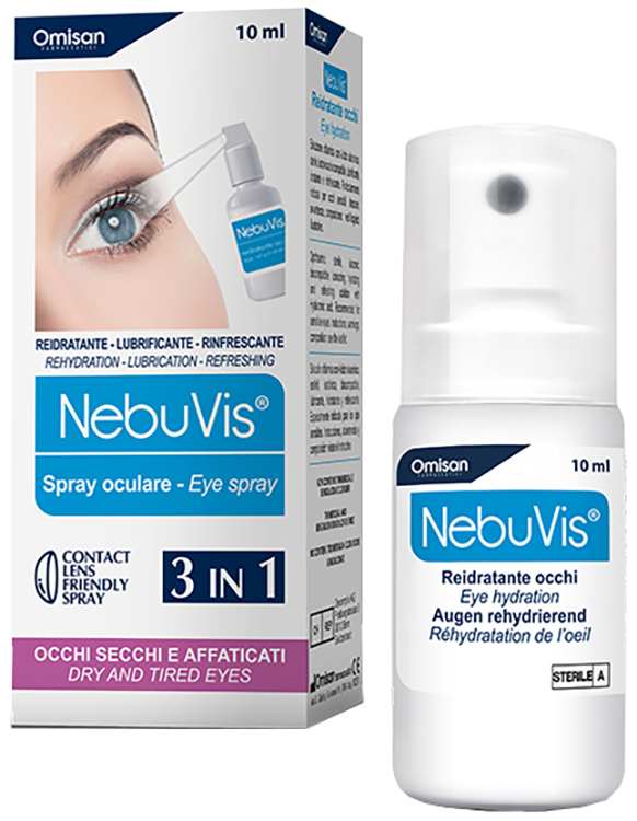 NEBUVIS REIDRATANTE OCCHI SPRAY 10 ML 1 PEZZO