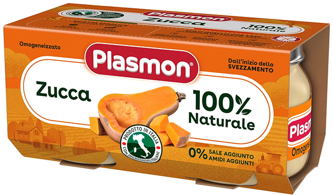 PLASMON OMOGENEIZZATO ZUCCA 2 X 80 G
