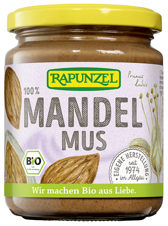 RAPUNZEL CREMA DI MANDORLE SENZA ZUCCHERI AGGIUNTI 250 G